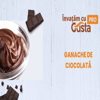 Învățăm cu GustaPro! ┃Cum pregătim un ganache de ciocolată cu mai multe tipuri de ciocolată