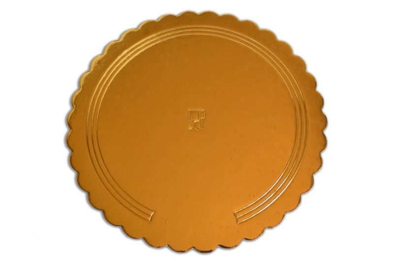 Platou auriu rotund din carton ref. D 26 cm 3CA2308826_BND