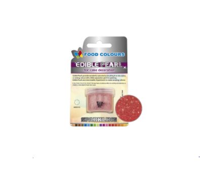 Colorant pudra perlat solubil – culoare rosu intens 4g Р045 FC