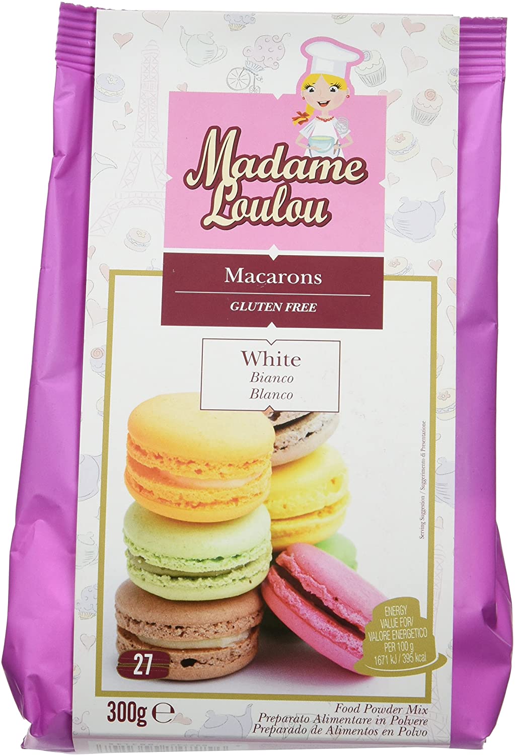 Premix pentru Macarons de Paris alb 300g ML5151-6