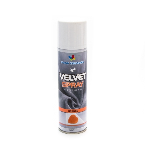 Colorant spray alimentar 250ml VELVET Oranj V05 FC