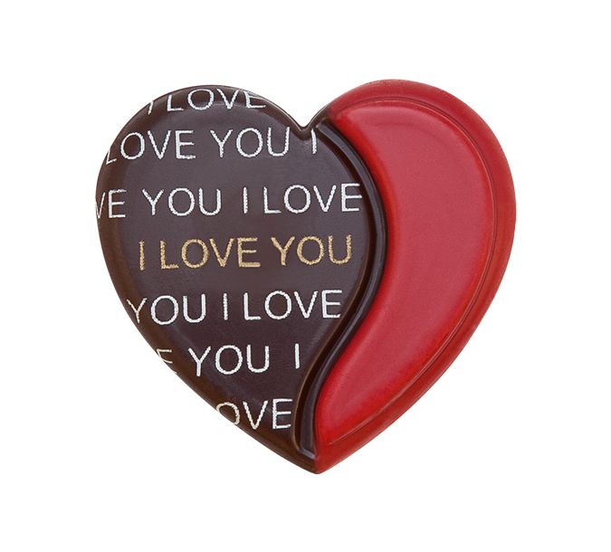 Decoratiuni din ciocolata Heart I LOVE YOU 3D 0,120kg 338991 BARB