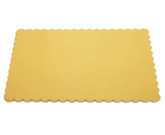 Platou auriu dreptunghiular din carton ref. 30x40 cm 3CA2308801_BND
