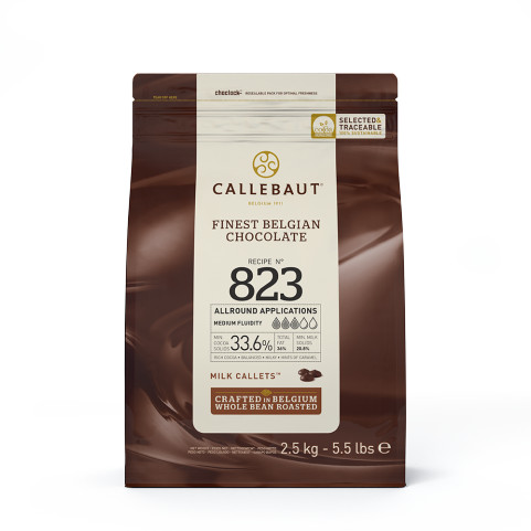 Ciocolata cu lapte 33,6% cacao 823 2,5kg Callebaut