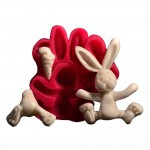 Forma din silicon - 2D Bunny (7,5x7 cm) 32979 CSL