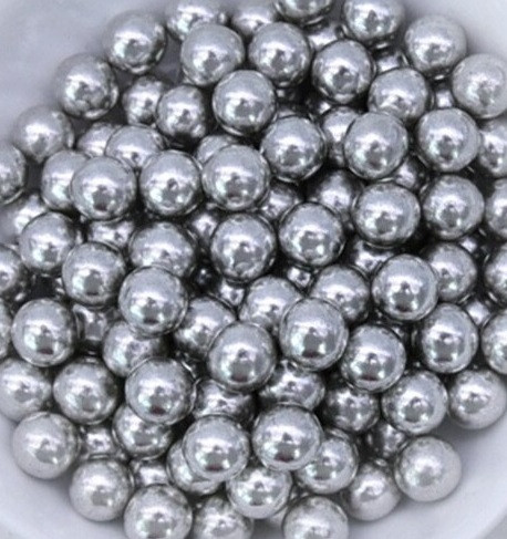 Perle argintii, 8 mm, 250g, GustaPro