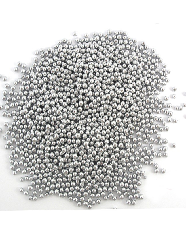 Perle argintii, 1mm, 80g, GustaPro