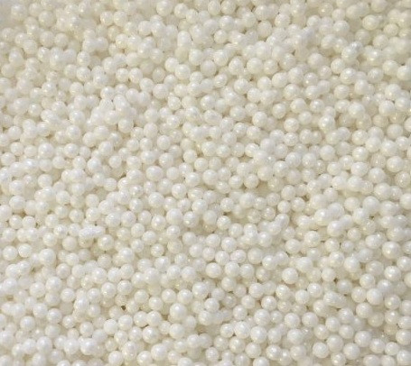 Perle alb, 2 mm, 50g, GustaPro