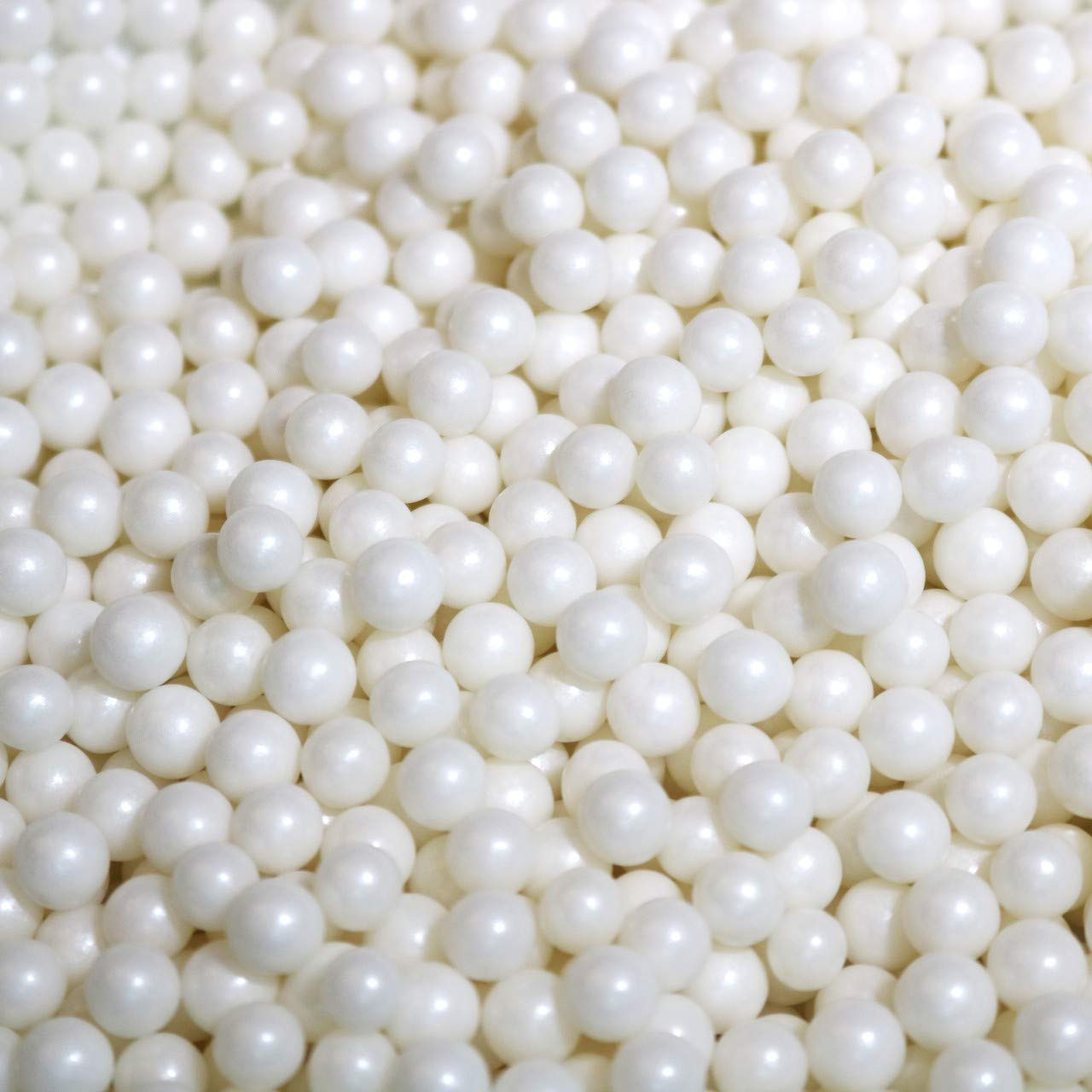 Perle alb, 4 mm, 50g, GustaPro
