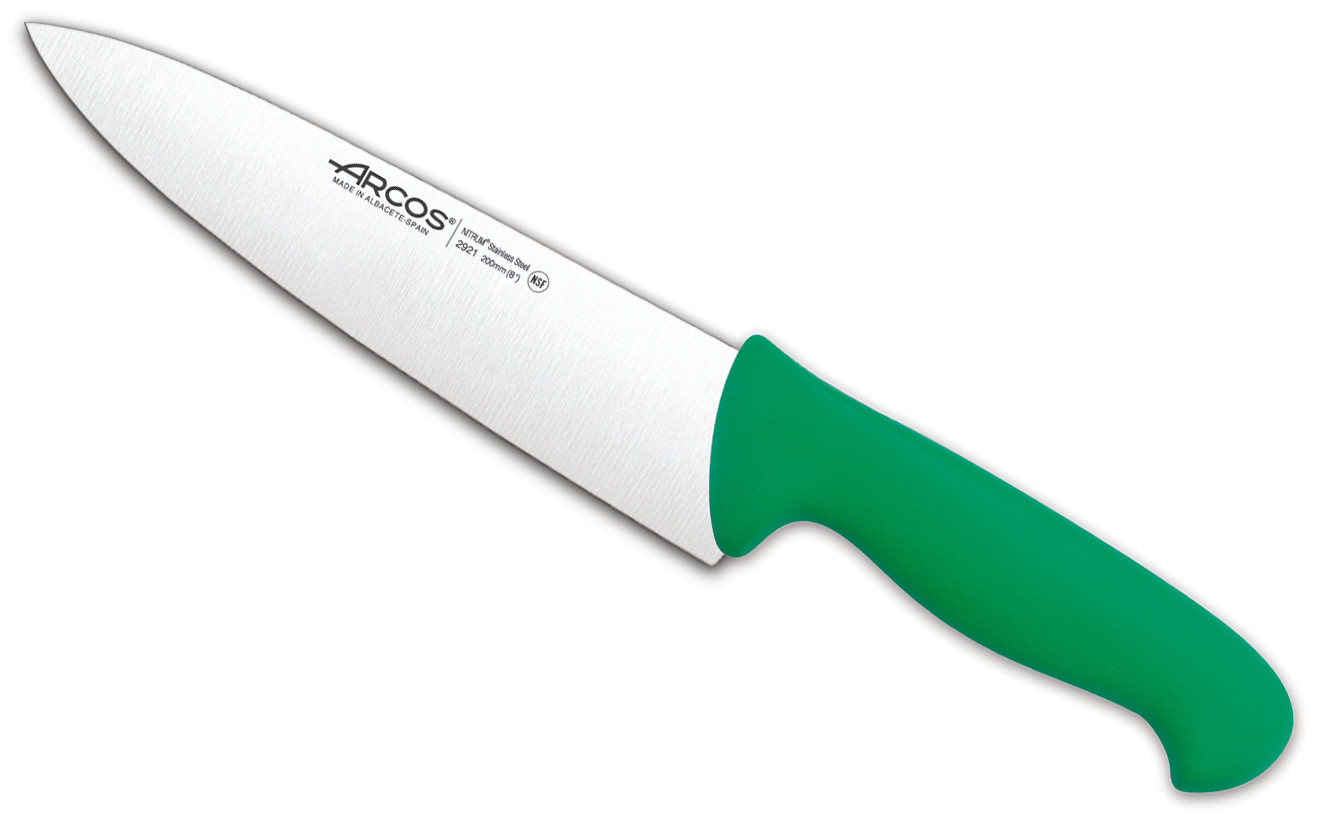 Cutit profesional verde, Chef´s Knife, lungime 20cm, Arcos