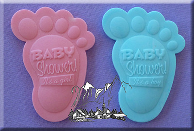 Forma de silicon Baby Shower Feet AM0163 AM