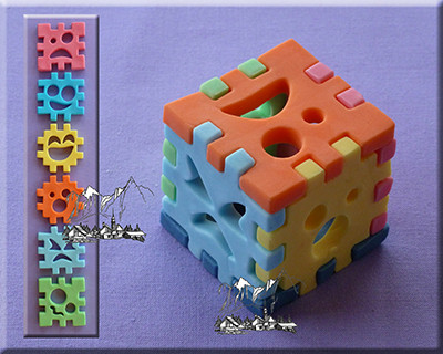 Forma de silicon Set cuburi 3D AM0137 AM