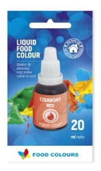 Colorant lichid alimentar 20g rosu WS-La06 FC
