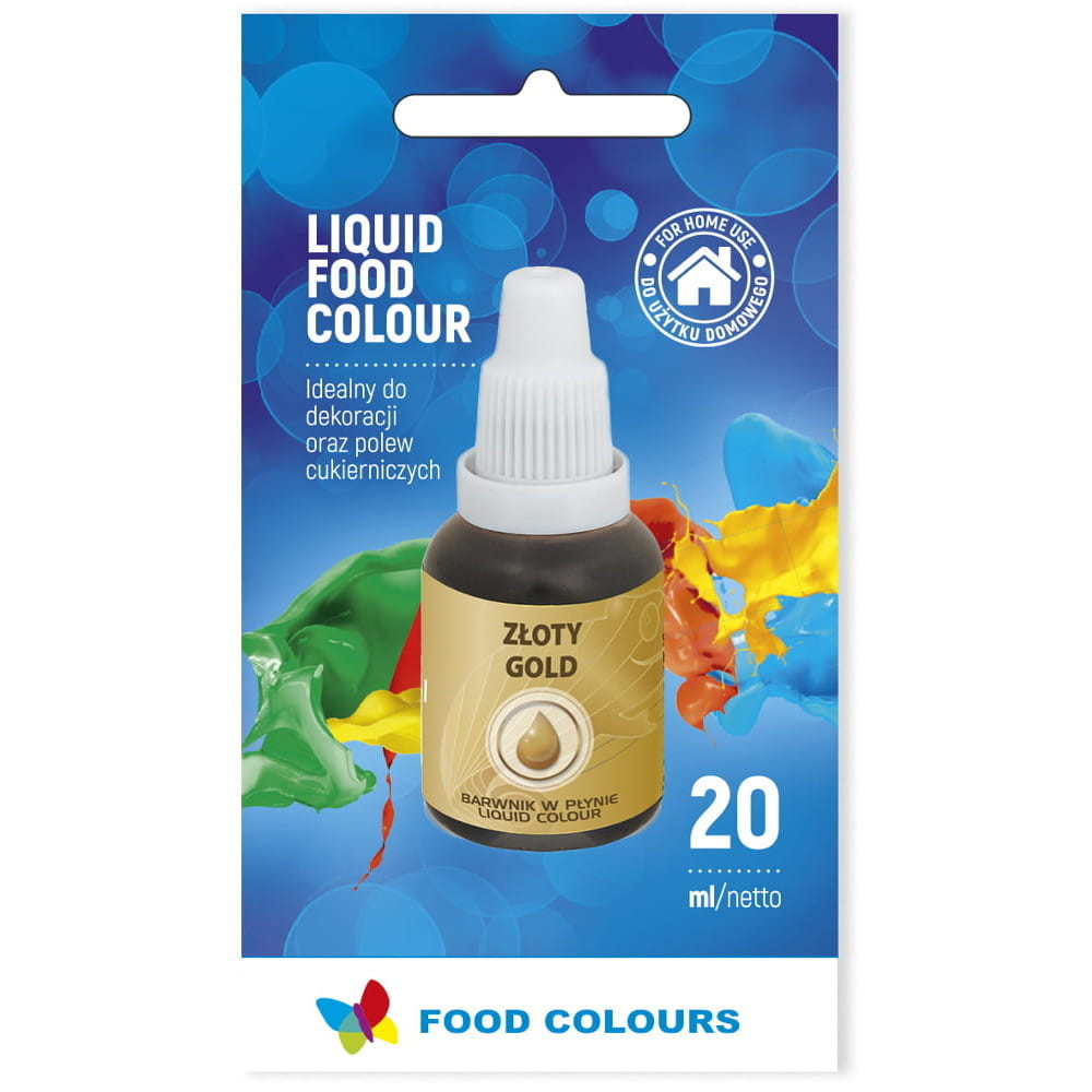 Colorant lichid alimentar 20g auriu WS-La31 FC