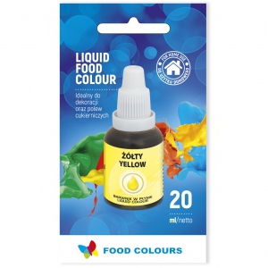 Colorant lichid alimentar 20g sun yellow WS-La01