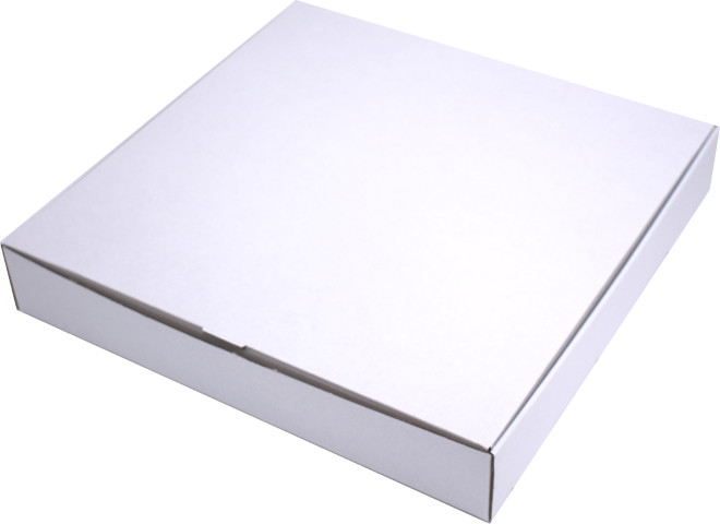 Cutie  pentru prajituri alba  25x25x6,5cm GustaPro