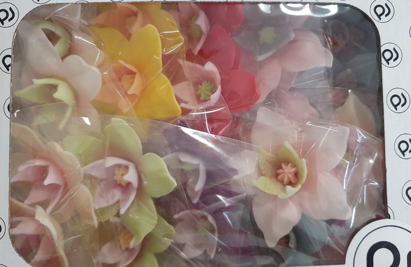 Decoratiune din zahar flori multicolor 053299 GPR