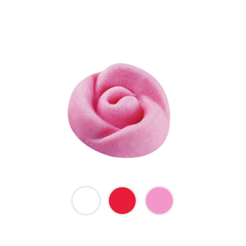Decoratiuni din zahar trandafir rosu, 3cm 1 buc GPR