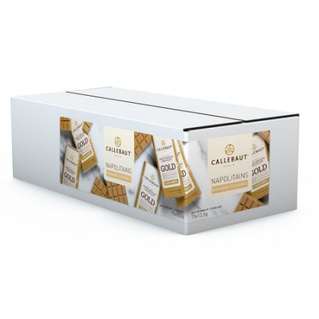Set de 75 minitablete ciocolata GOLD 13,5 g CHK-NA-21997E1-999 Callebaut