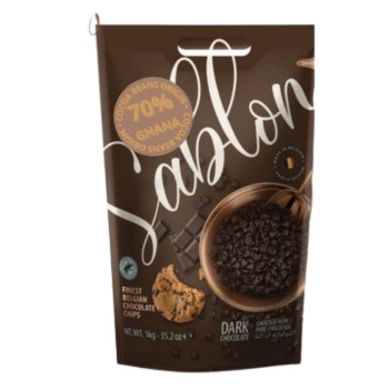 Ciocolata neagra belgiana 70% SAB-Bag1-DC 70 1 kg Sablon