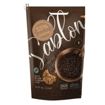 Ciocolata neagra belgiana 55% SAB-Bag1-DC 55 1 kg Sablon