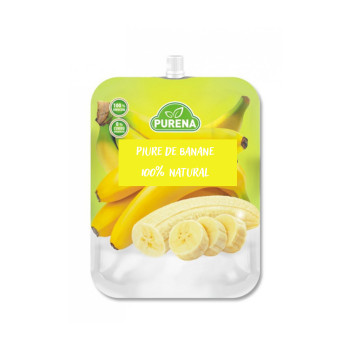 Piure de banane 100% 350g Purena