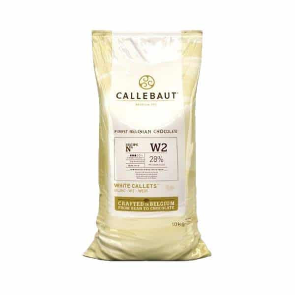 Ciocolata alba 28% cacao 10 kg Callebaut