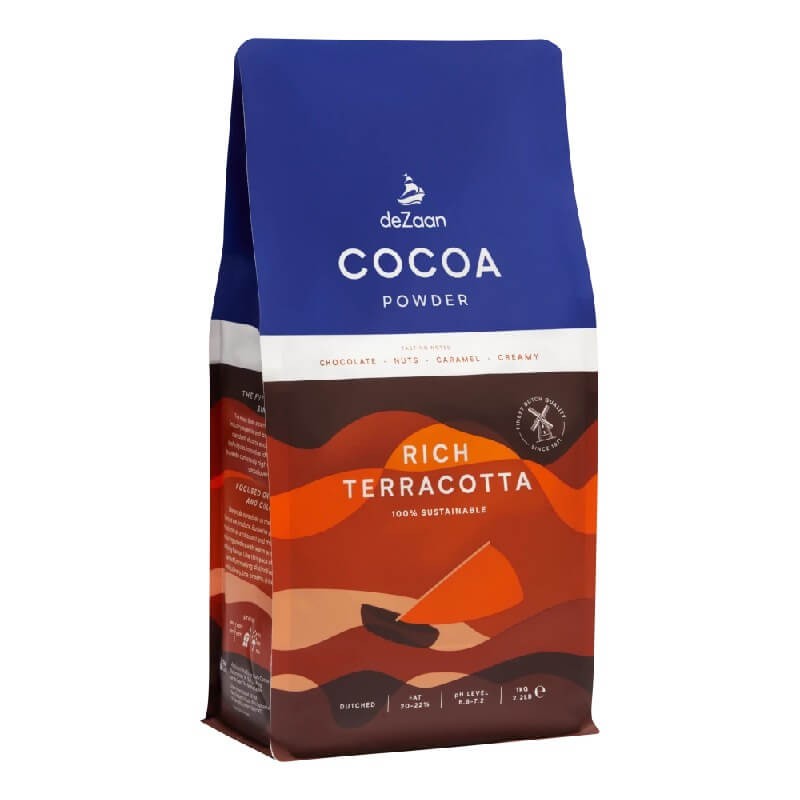 Cacao pudra alcalinizata Rich terracotta  20-22% grasime, punga 1kg deZaan