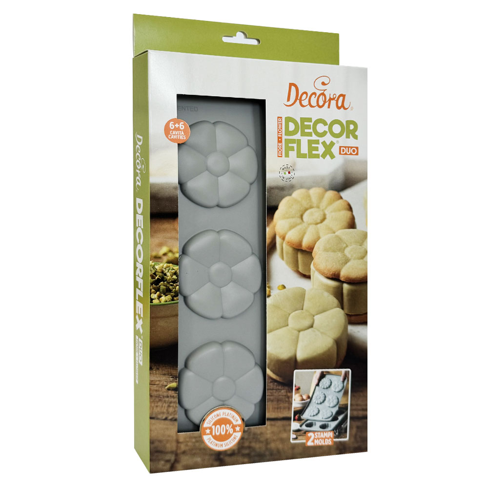 Forma din silicon flori, set 2 buc 9260441 Decora