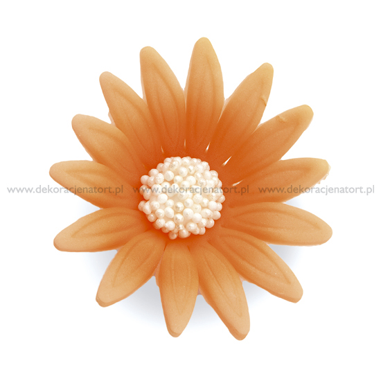 Decoratiuni din zahar Margareta culoare somon, d45mm, 1 buc 050405 GPC