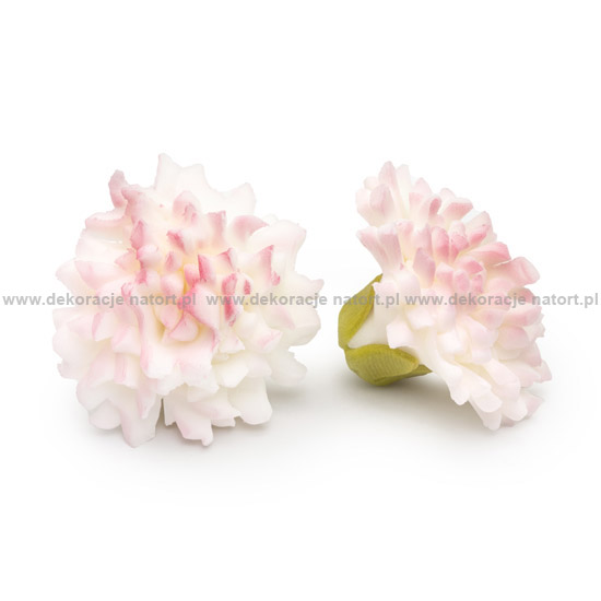 Decoratiuni din zahar Garoafa roz,d40mm h35mm, 1 buc 053303/c GPC