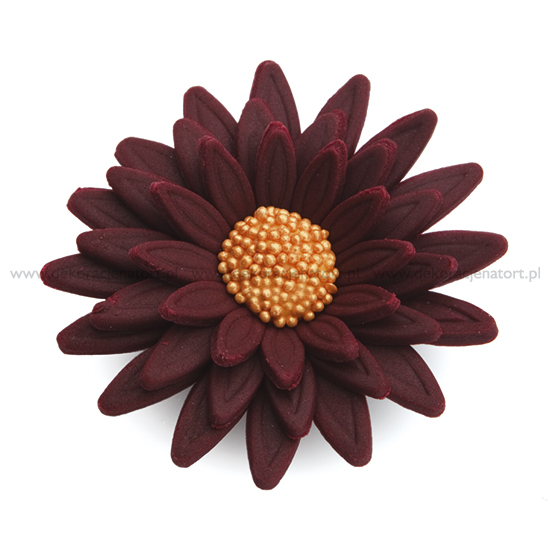 Decoratiuni din zahar Margareta bordo, d60mm, 1 buc 050307 GPC