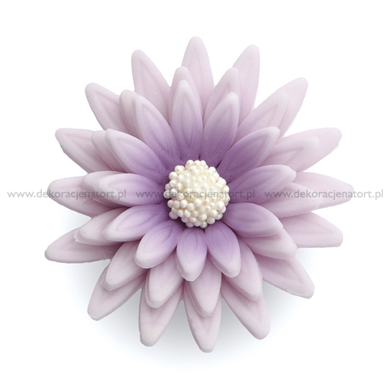 Decoratiuni din zahar Margareta mov, d60mm, 1 buc 050311 GPC