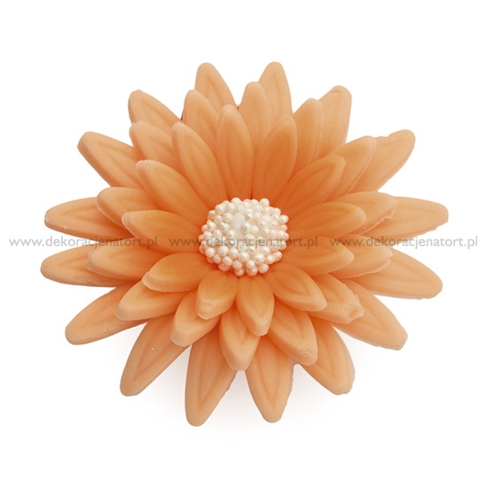 Decoratiuni din zahar Margareta culoare somon, d60mm, 1 buc 050305 GPC