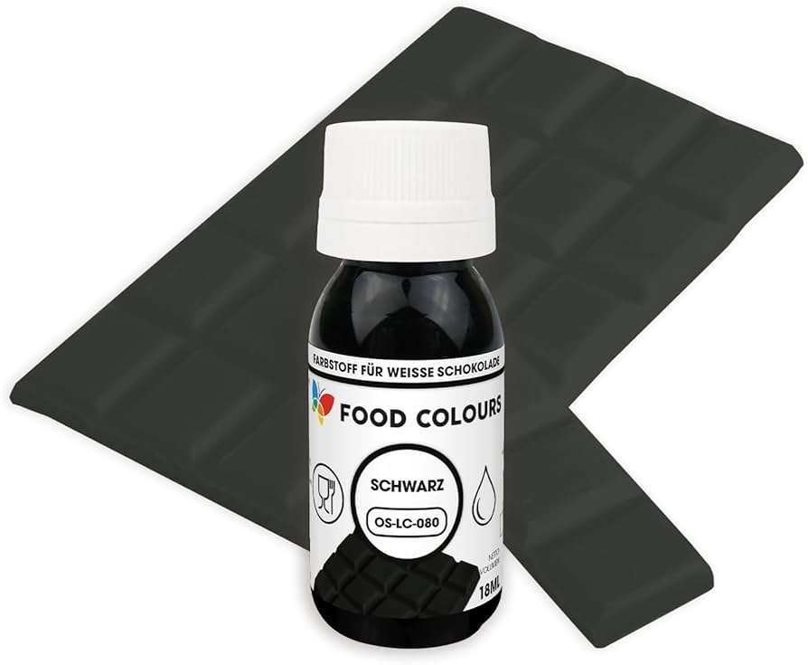 Colorant pentru ciocolata alba 18 ml Negru  OS-LC-080 FC