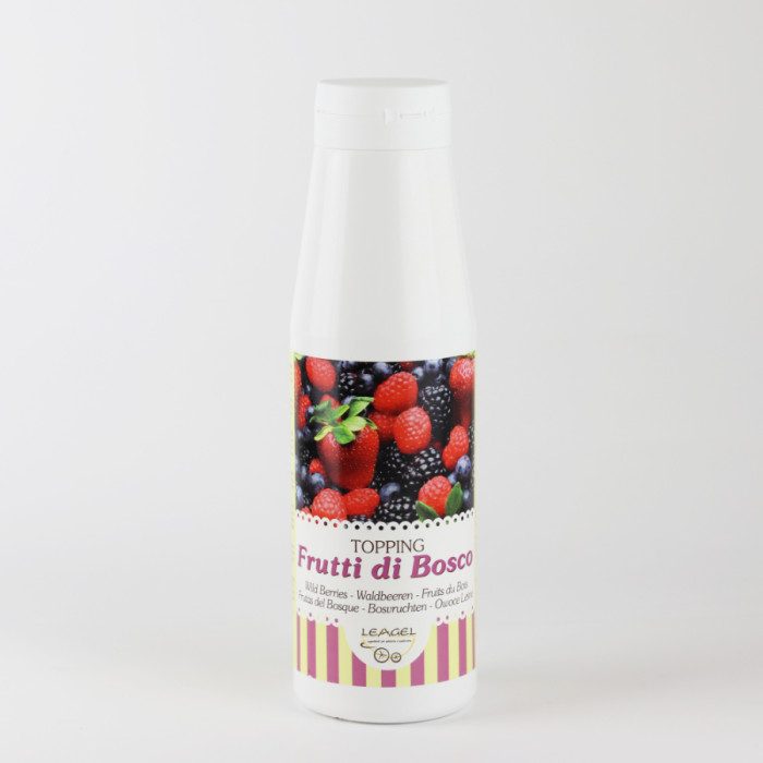 Topping de fructe de padure, sticla plastic 1 kg 351101 Leagel