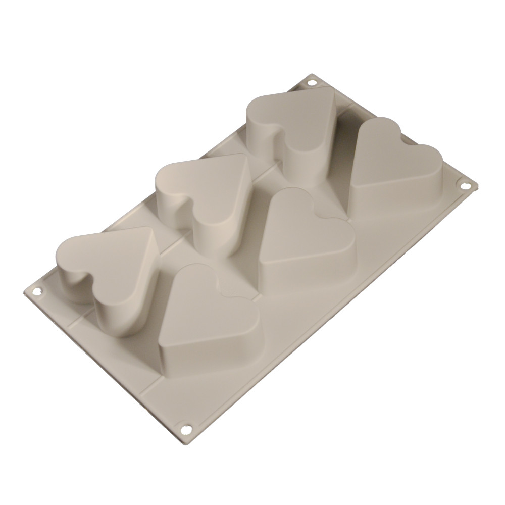 Forma din silicon PCS-036 INIMA  D65 H40 MM 6CAVITATI*130ML 52017 CSL