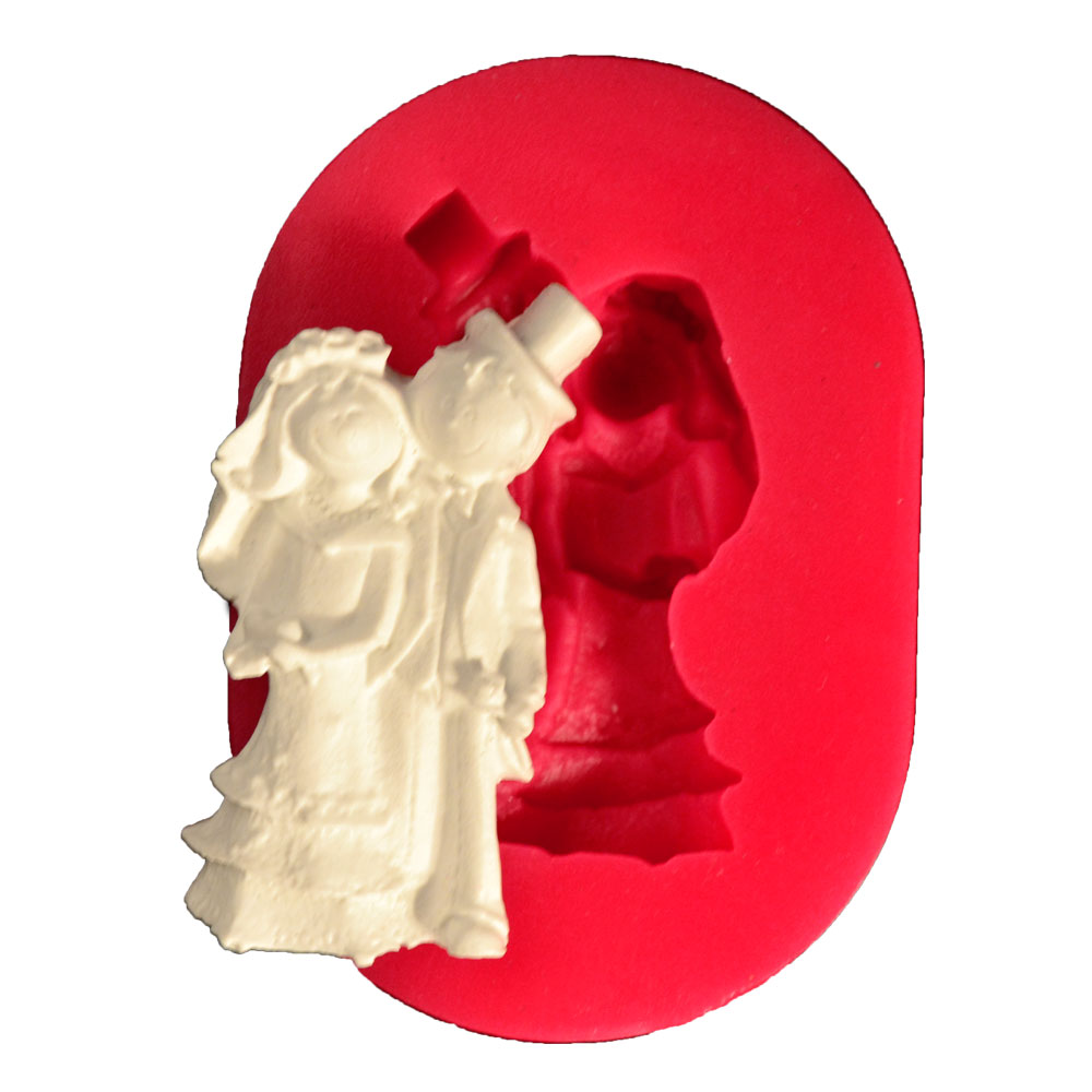 Forma din silicon Mire si mireasa 3x6cm 32756 Cesil