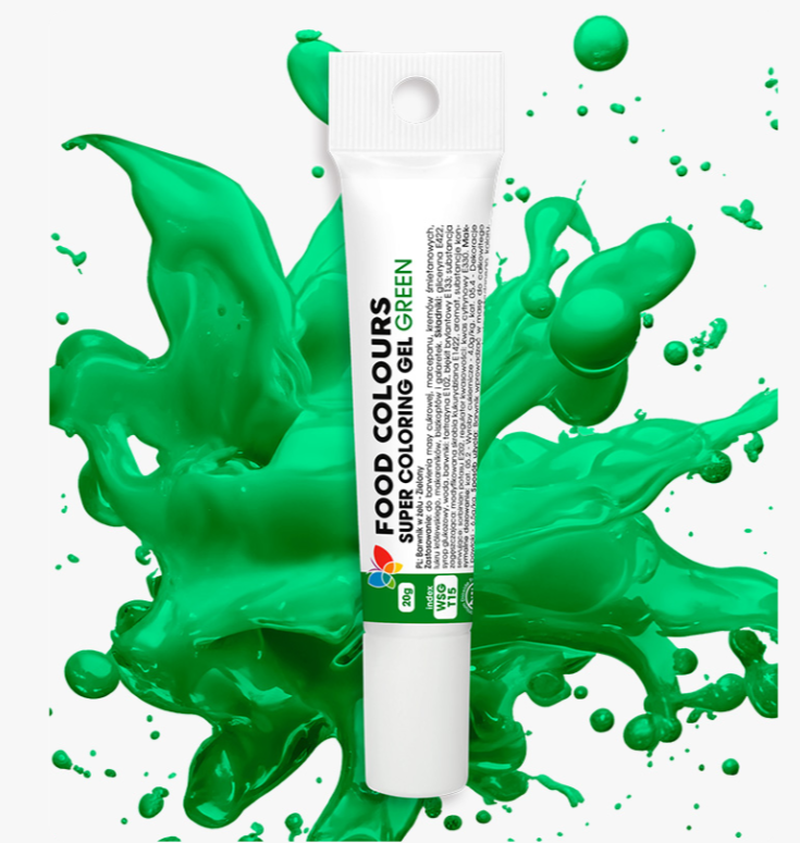 Colorant alimentar in gel verde, 20g WSG-T15 21 Food colours