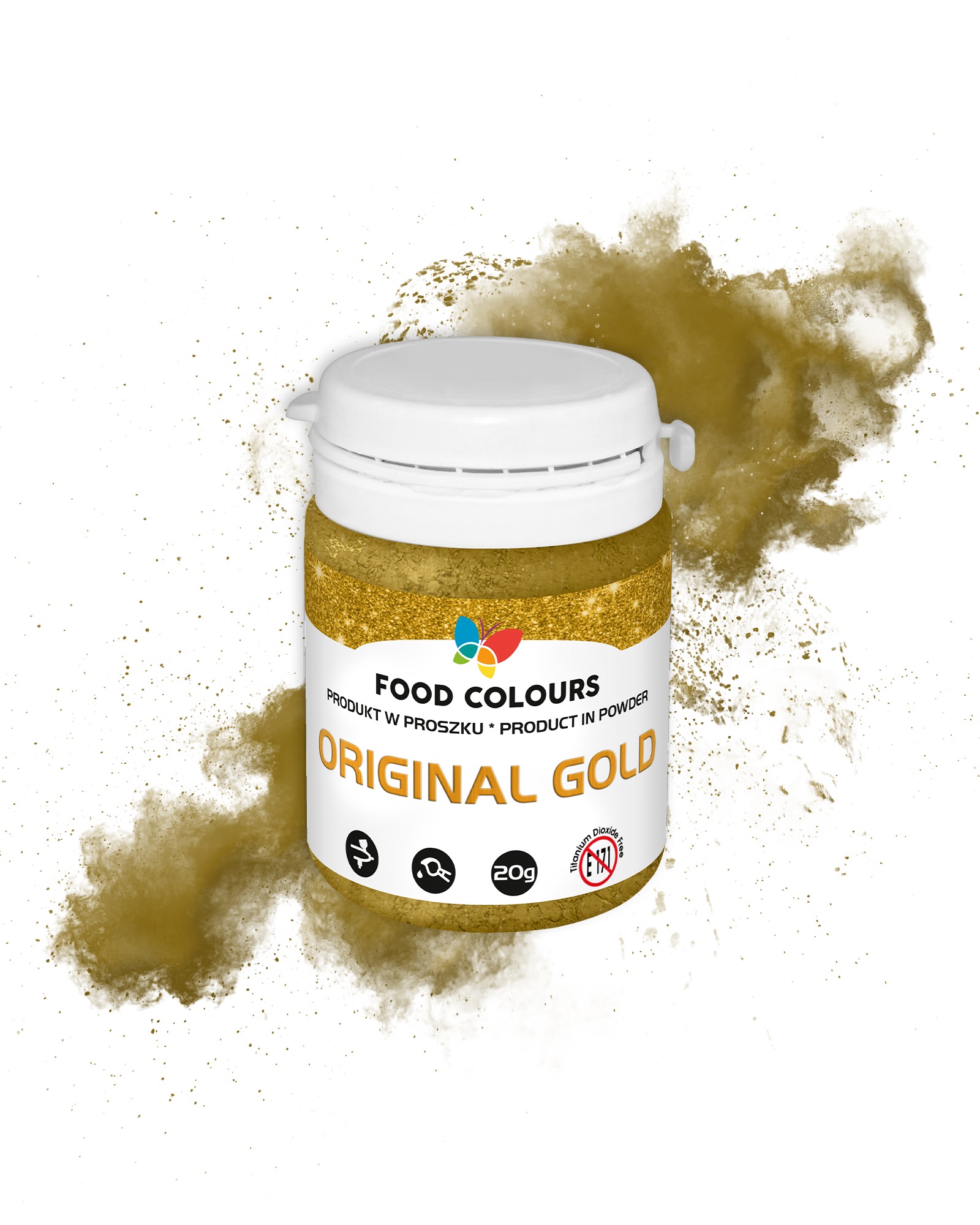 Colorant alimentar original gold, 20g WS-P-157 21 Food colours