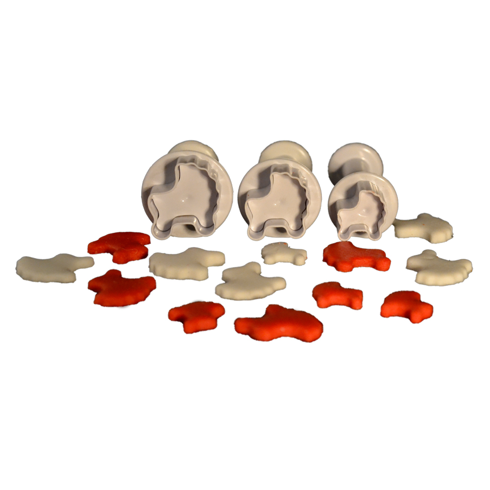 Decupator din plastic Carucior (set 3 buc) 53003 Cesil