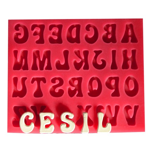 Forma din silicon Alfabet 12,5x10cm 32989 Cesil