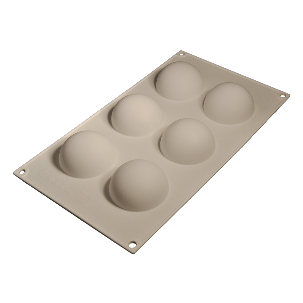 Forma din silicon PCS-003 / 6  SEMISFERE  d60mm H30mm 52003 Cesil