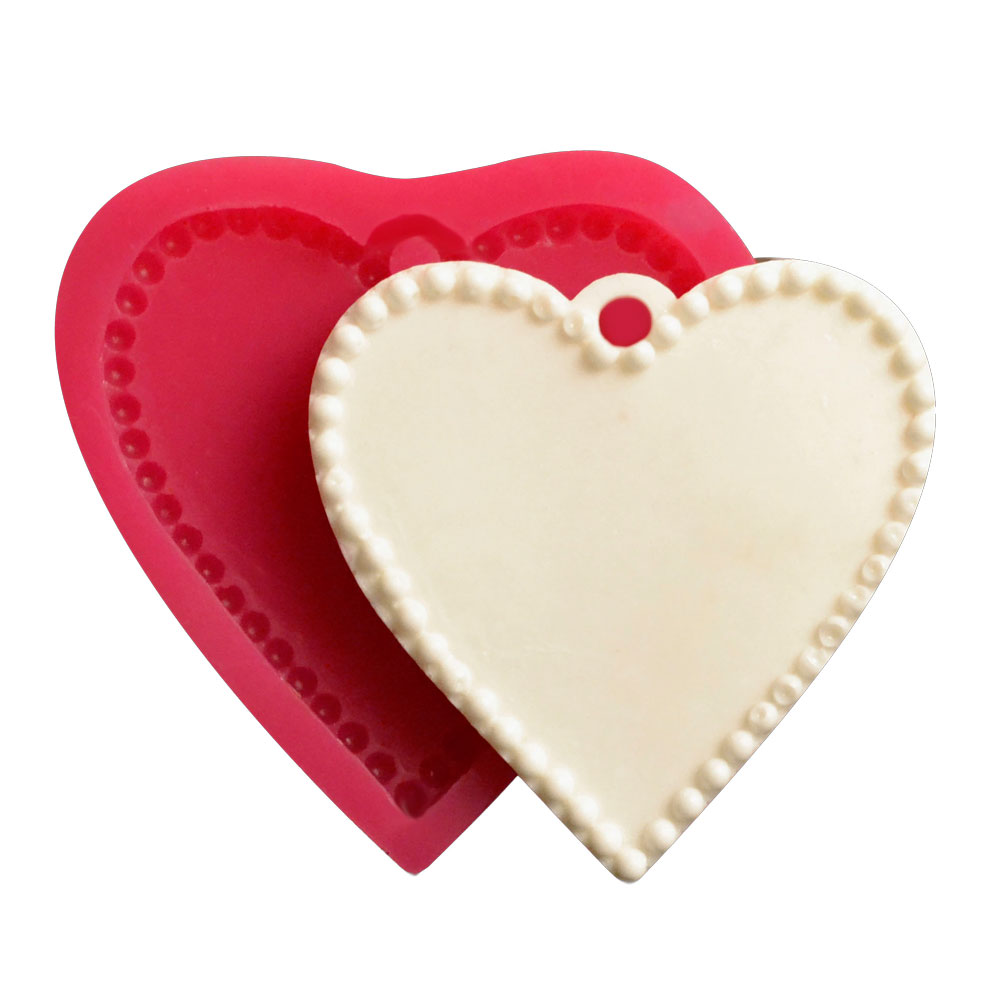 Forma din silicon Heart Panel, 8x7,5cm, 32711 Cesil