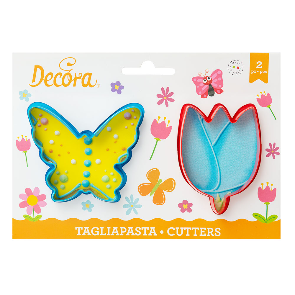Decupatoare din pastic FRUTURE SI FLOARE 2 buc/set 0255075 DER