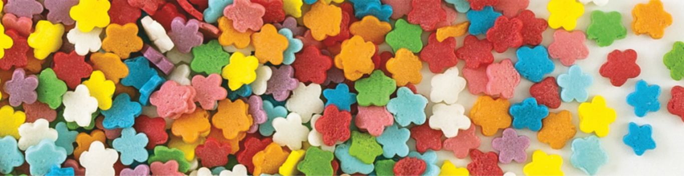 Decoratie din zahar "Flori" 70311 100g GPR