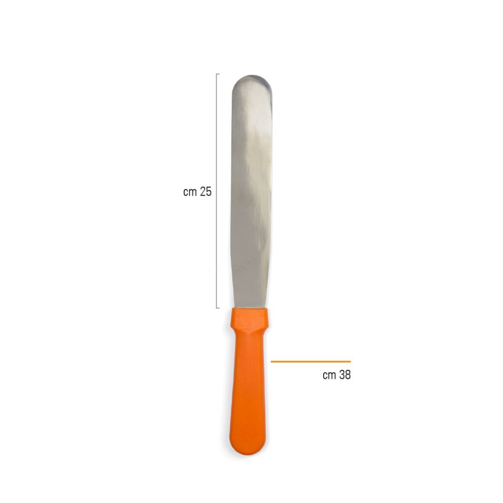 Spatula din inox cu Maner Plastic 38cmx25cm 0271012 DER