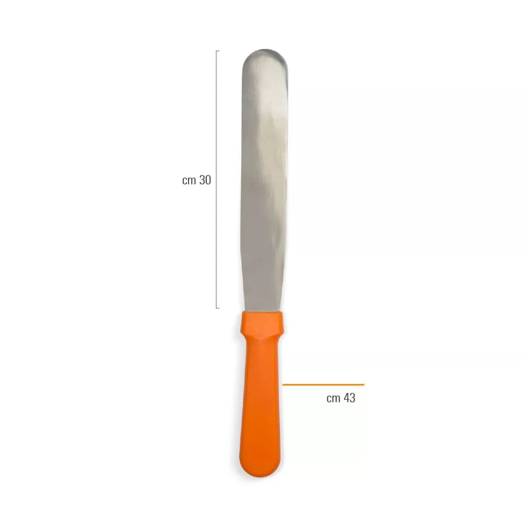 Spatula din inox cu Maner Plastic 43cmx30cm 0271013 DER