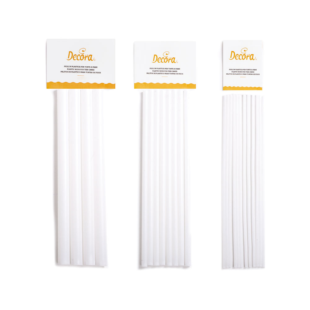 Bastonase Plastic Tort Etajat, Ø 1.8 x L 30 cm (4 buc) 9260157 DER