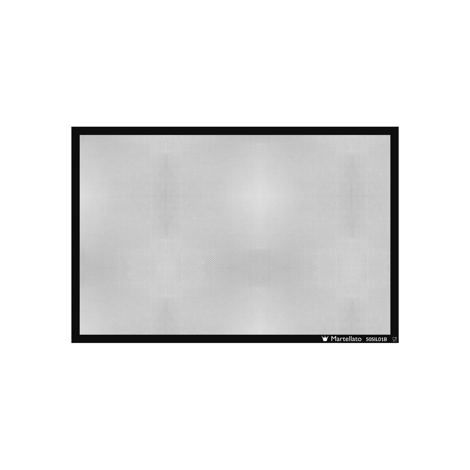 Covoras antiaderent silicon  cu fibra de sticla 59x39cm 50SIL01B Martellato